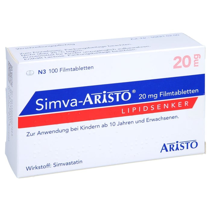 Simva Aristo 20mg Filmtabletten