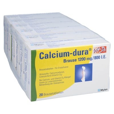 Calcium-dura Vit D3 Brause 1200 mg/800 I.E.