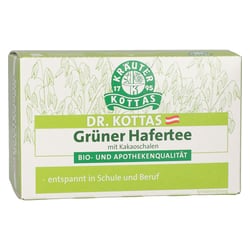 Dr. Kottas grüner Hafertee mit Kakaoschalen Filterbeutel