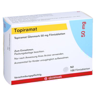 Topiramat Glenmark 50 mg