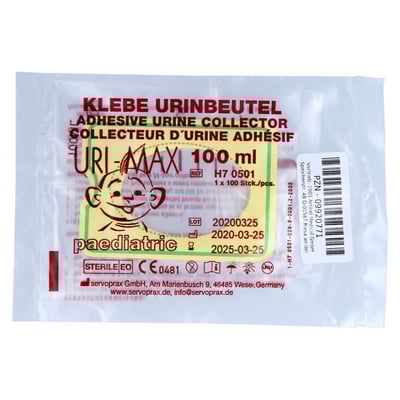 Uri Max Klebe-Urinbeutel Kinder steril