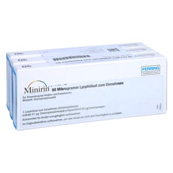 Minirin 60ug Lyophilisat z.Einnehmen Schmelztabl.
