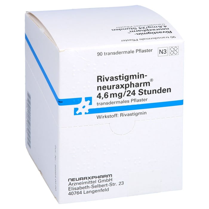 RIVASTIGMIN-neuraxpharm 4,6 mg/24 Std. transd.Pfl.