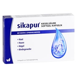 sikapur Kieselsäure Softgel-Kapseln
