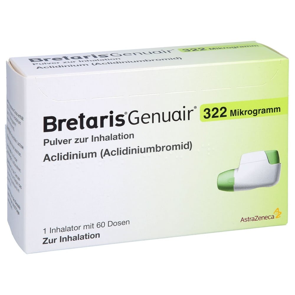 Bretaris Genuair 322ug Pulver zur Inhalation 60ED