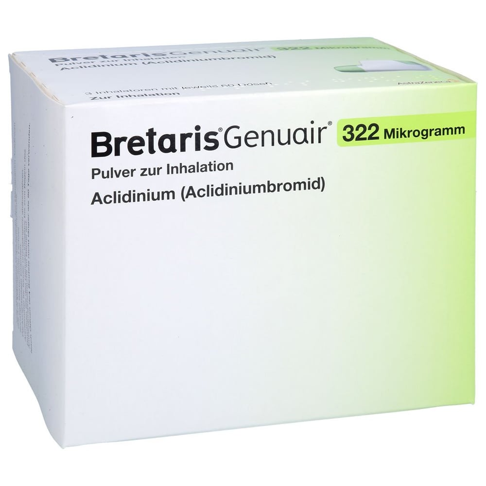 Bretaris Genuair 322ug Pulver zur Inhalation 60ED