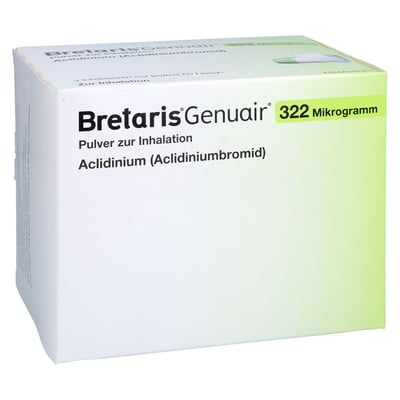 Bretaris Genuair 322ug Pulver zur Inhalation 60ED