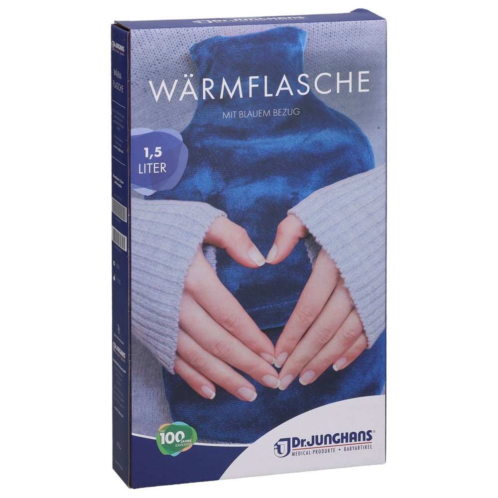 Waermflasche M Bez Blau