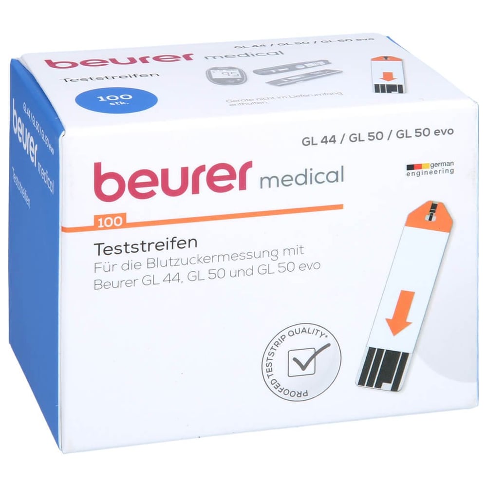 Beurer Gl44/gl50 Blutzucker-Teststreifen Beurer