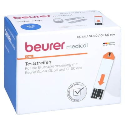 Beurer Gl44/gl50 Blutzucker-Teststreifen Beurer