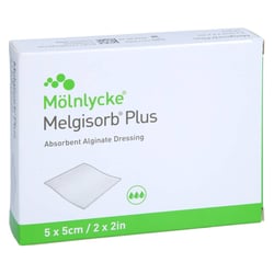 Melgisorb Plus Alginat Verband 5x5 cm steril