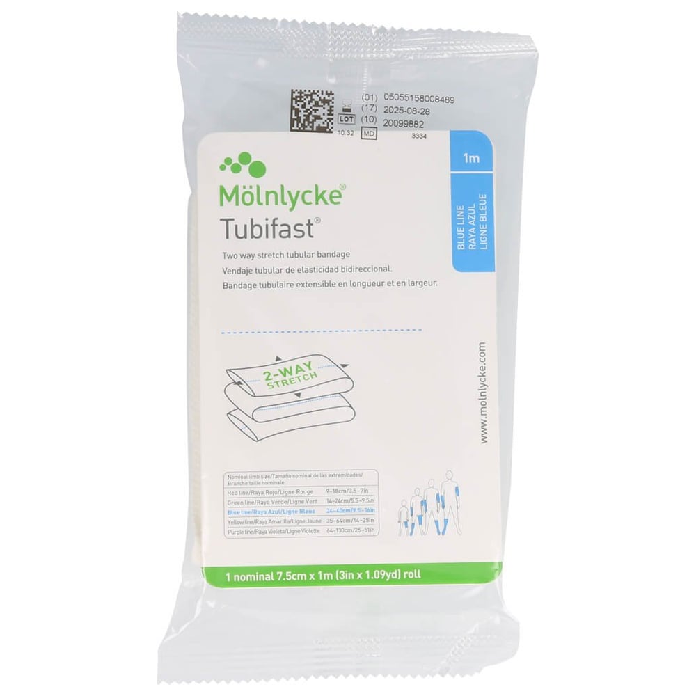 Tubifast 2-Way Stretch 7,5 cmx1 m blau