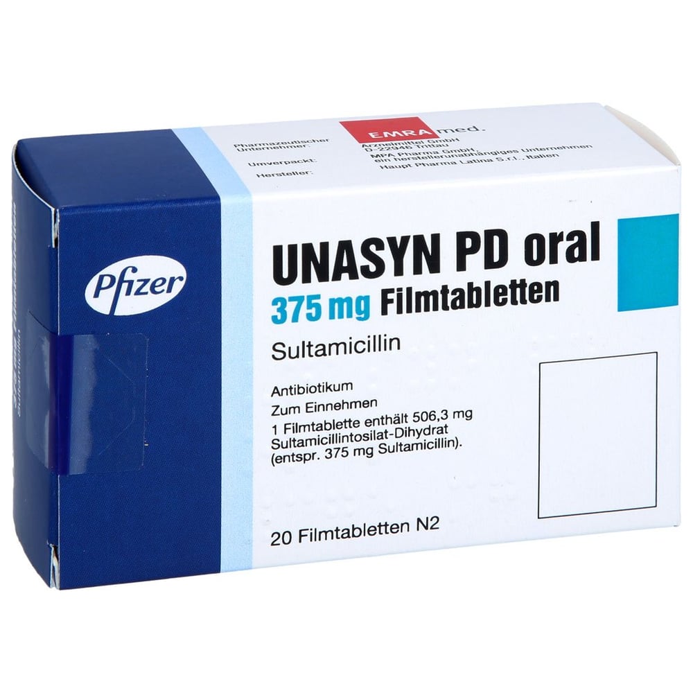 Unasyn PD oral 375 mg