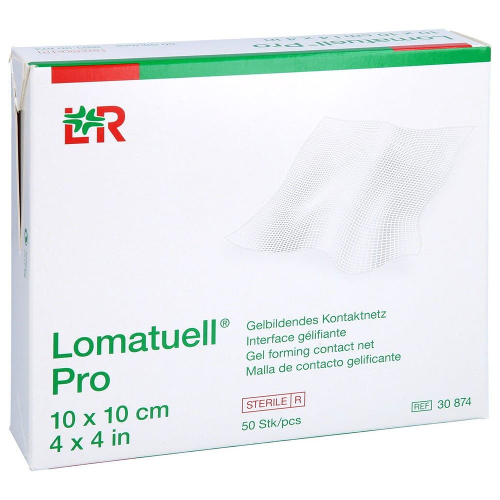 Lomatuell Pro 10x10cm steril