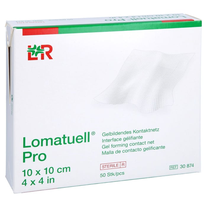 Lomatuell Pro 10x10cm steril