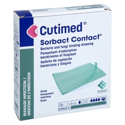 Cutimed Sorbact Komp 7x9 cm