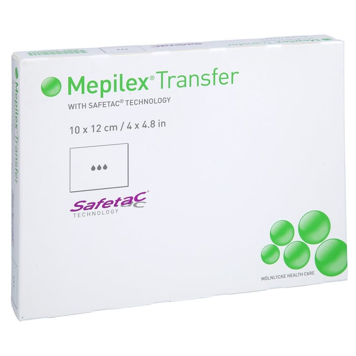 Mepilex Trans Wund 10x12cm