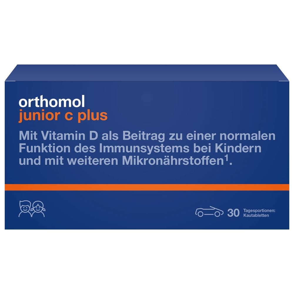 Orthomol Junior C Plus Kautabletten Mandarine/Orange