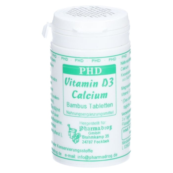 Vitamin D3 Calcium Bambus Tabletten