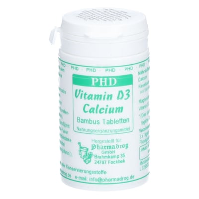 Vitamin D3 Calcium Bambus Tabletten
