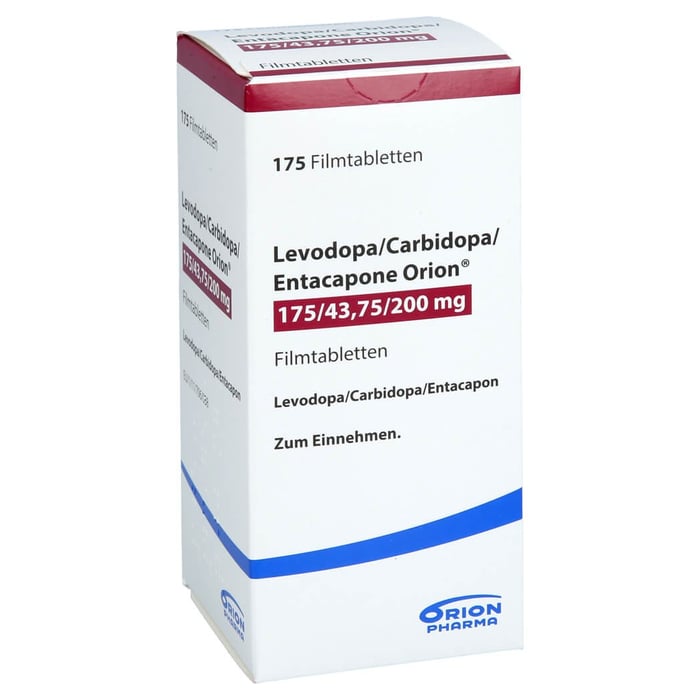 Levodopa/Carbidopa/Entacapone Orion 175mg/43,75mg/200mg