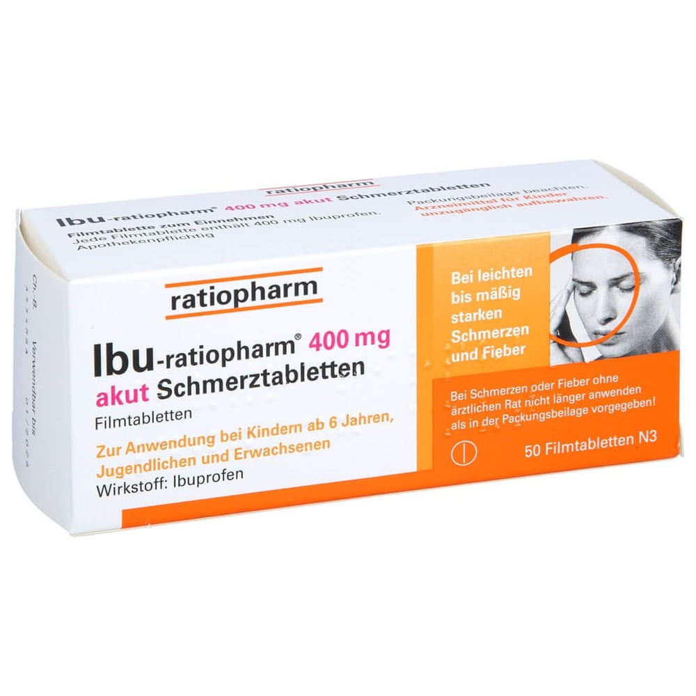 IBU-ratiopharm 400 akut Schmerztabletten