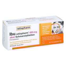 IBU-ratiopharm 400 akut Schmerztabletten