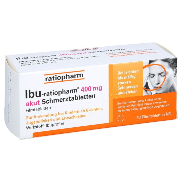 IBU-ratiopharm 400 akut Schmerztabletten