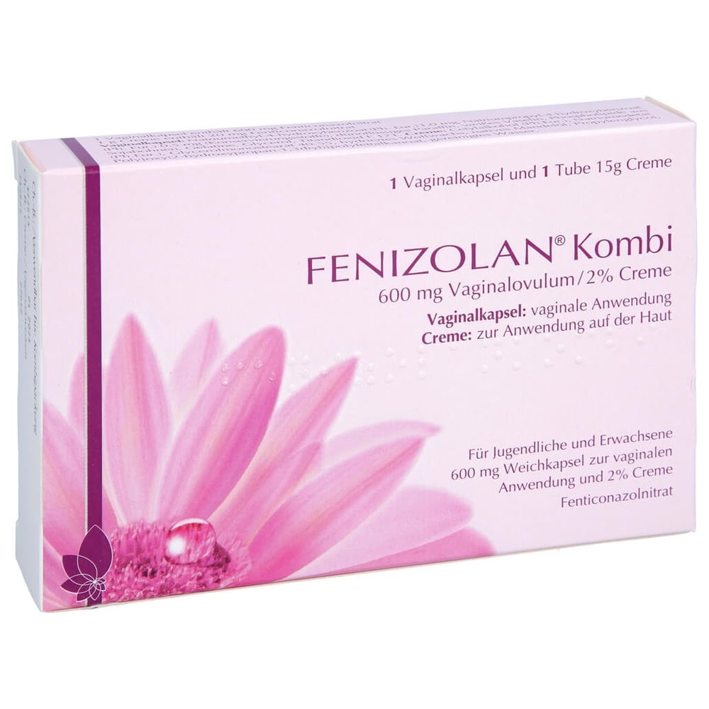 Fenizolan Kombi 600mg Vaginalovulum/2% Creme