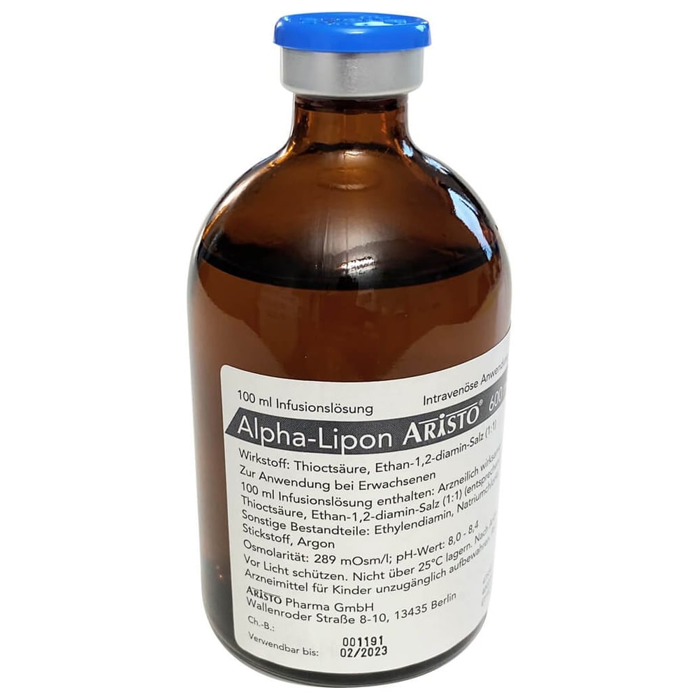 Alpha-Lipon Aristo 600 mg Infusionslösung