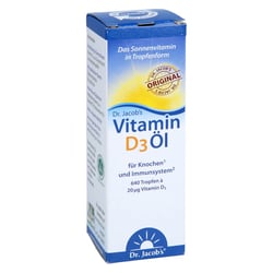 Dr. Jacob's Vitamin D3 Öl 640 Tropfen 800 IE D3 vegetarisch