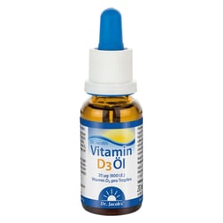 Dr. Jacob's Vitamin D3 Öl 640 Tropfen 800 IE D3 vegetarisch