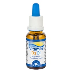 Dr. Jacob's Vitamin D3 Öl 640 Tropfen 800 IE D3 vegetarisch