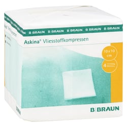 Askina Vliesstoffkompr unst 4-f 10x10