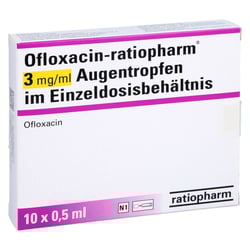 Ofloxacin-ratiopharm 3mg/ml ATR Einzeldosis