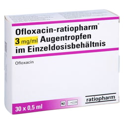 Ofloxacin-ratiopharm 3mg/ml ATR Einzeldosis