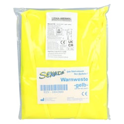 Senada Warnweste gelb im Beutel