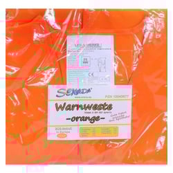 Senada Warnweste orange im Beutel