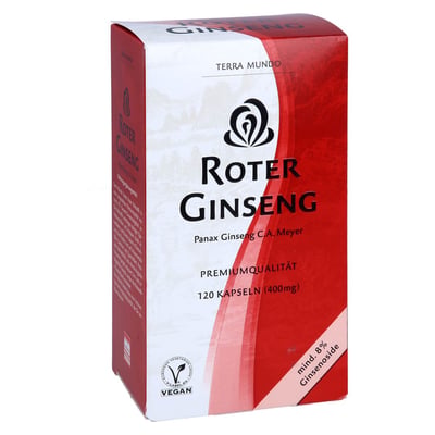 Roter Ginseng 400 mg 8 % von Terra Mundo