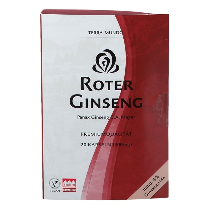Roter Ginseng 400 mg 8 % von Terra Mundo Produktbild 1
