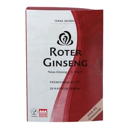 Roter Ginseng 400mg 8% von Terra Mundo