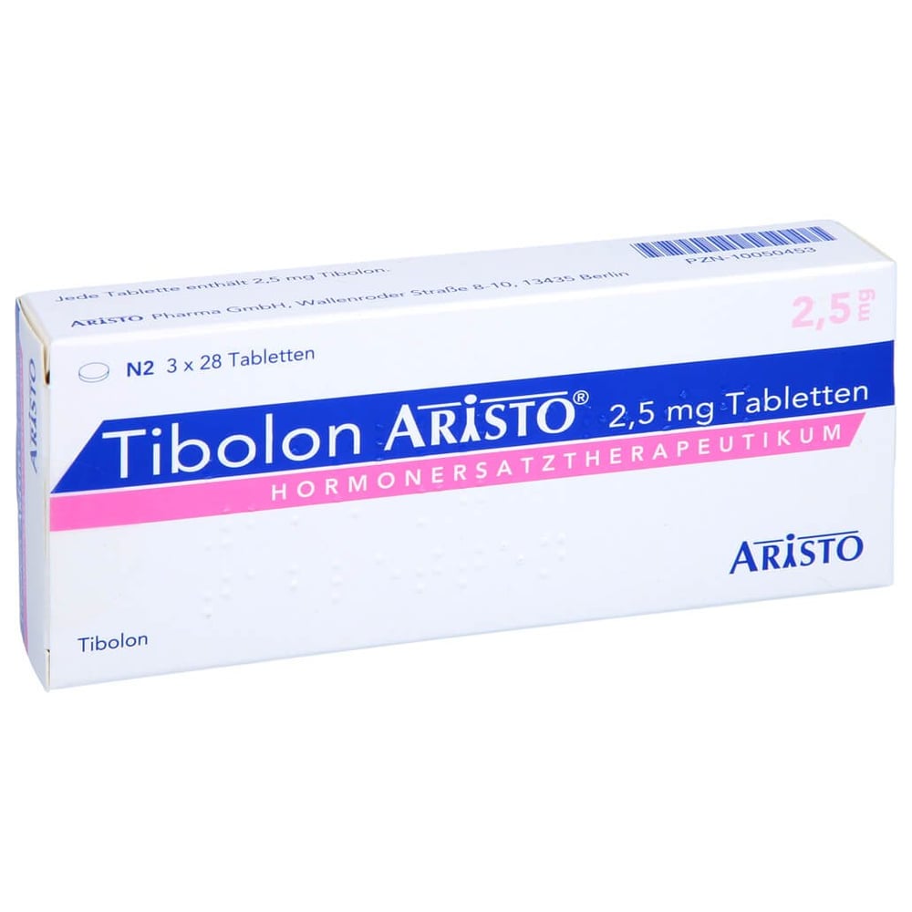 Tibolon Aristo 2.5mg Tabletten