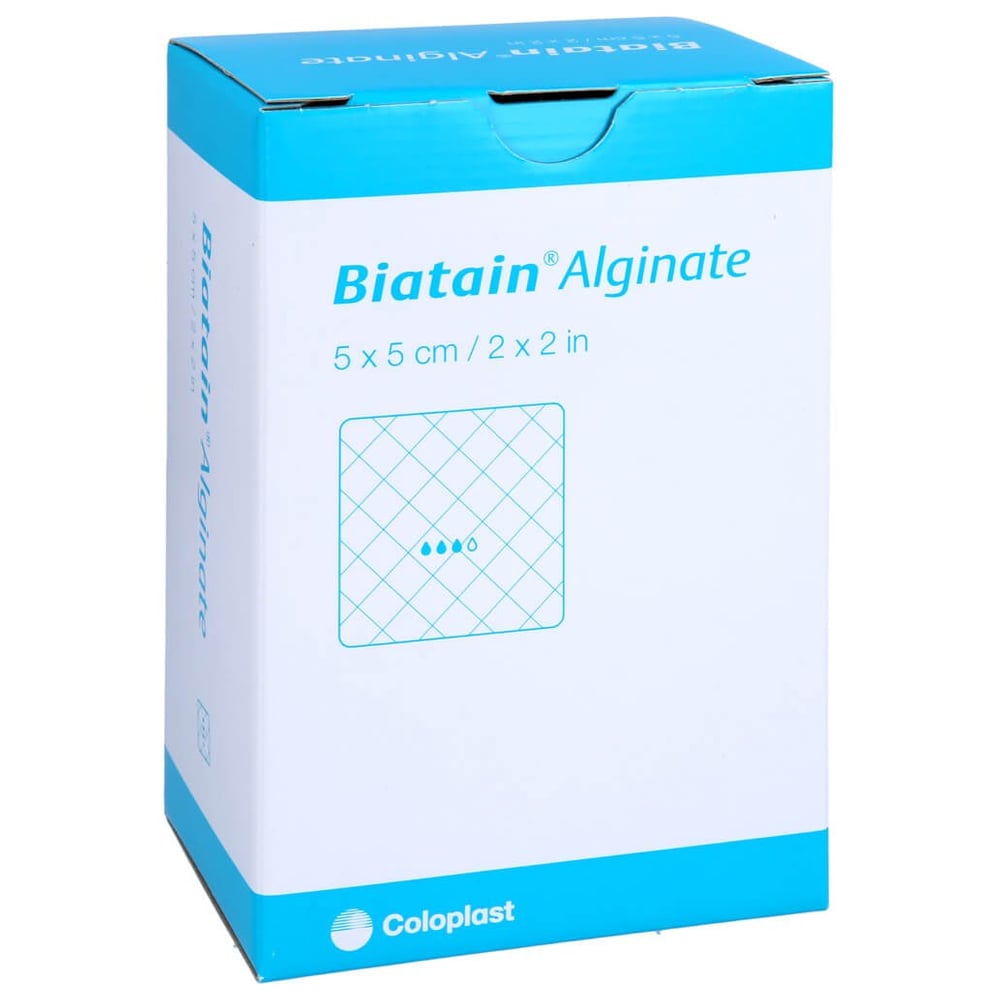Biatain Alginate Kompressen 5 x 5 cm