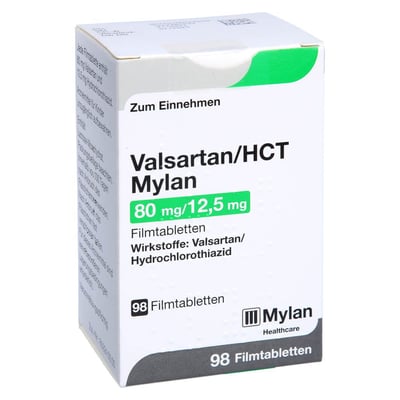 Valsartan/HCT Mylan 80 mg/12,5 mg