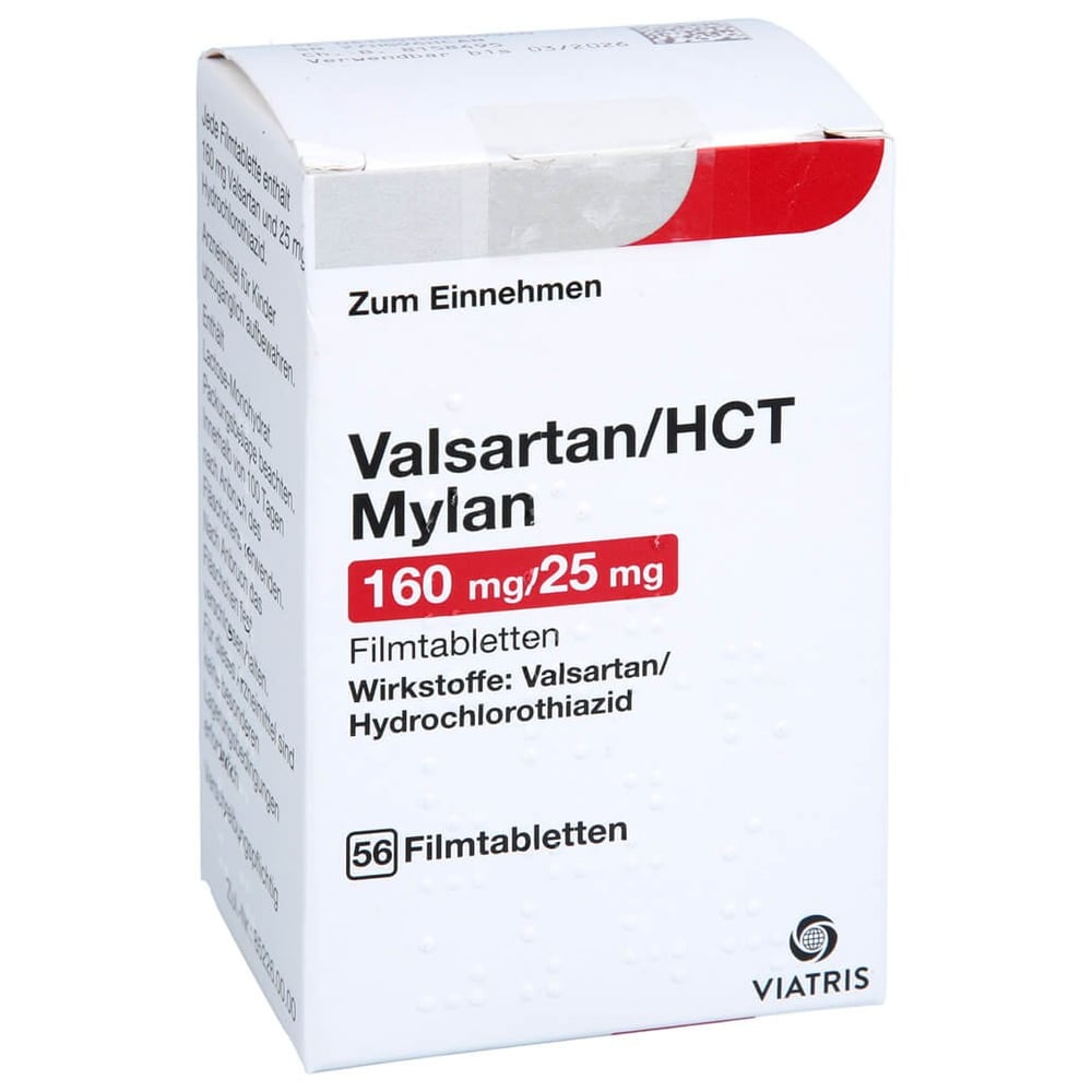 Valsartan/HCT Mylan 160 mg/25 mg