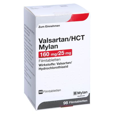 Valsartan/HCT Mylan 160 mg/25 mg