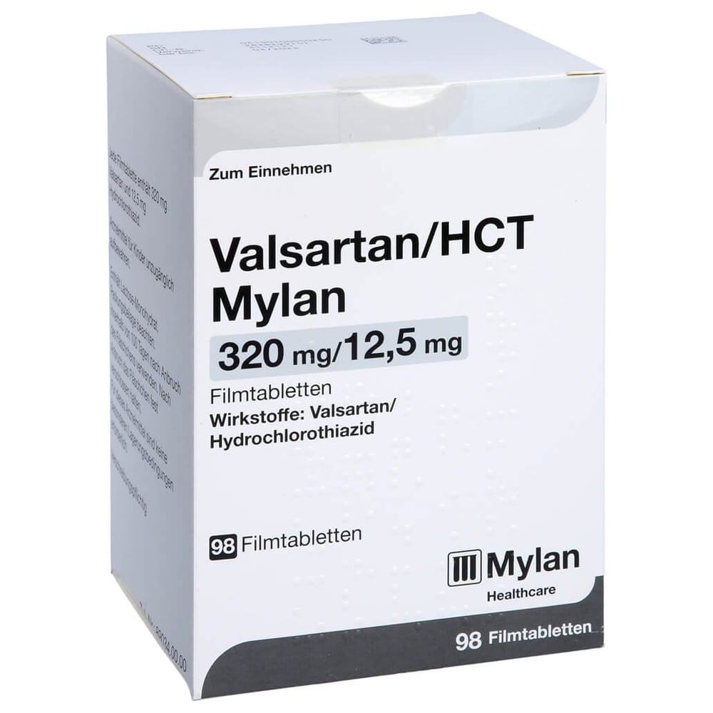 Valsartan/HCT Mylan 320 mg/12,5 mg