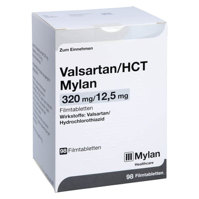 Valsartan/HCT Mylan 320 mg/12,5 mg