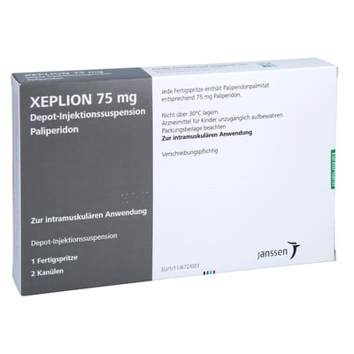 Xeplion 75 mg Depot-Injektionssuspension Produktbild 1