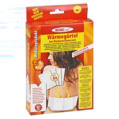 Wärmegürtel + 4 Wärmekissen einmalgebrauch Set
